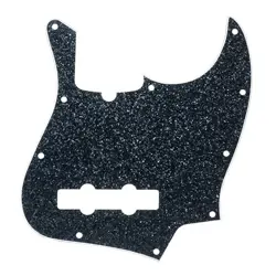 D'ANDREA PRO SPARKLE PICKGUARD FOR FENDER JAZZ/J-BASS - BLACK SPARKLE, DPP-JB...