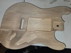 SALE! UNFINISHED SOLID BASSWOOD UNIVERSAL ELECTRIC GUITAR BODY FITS FENDER STRAT
