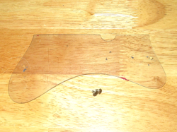 DANELECTRO 1959 CLEAR 1 PLY U1 PICKGUARD