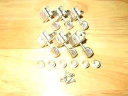FENDER 1988 USA NICKEL AMERICAN VINTAGE TUNERS W/ OVAL KEYS
