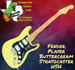 FENDER PLAYER STRATOCASTER HSH PAU FERRO FINGERBOARD ELECTRIC GUITAR BUTTERCREAM