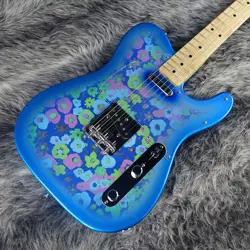 FENDER JAPAN LIMITED TELECASTER   BLUE FLOWER