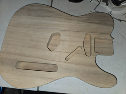 SALE! UNFINISHED SOLID BASSWOOD ELECTRIC GUITAR BODY FITS FENDER TELE TELECASTER