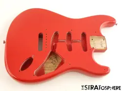 FENDER CUSTOM SHOP 70TH ANNIE 54 STRAT NOS BODY ASH FIESTA RED