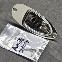 2007 FENDER USA DELUXE STRAT OUTPUT JACK ASSEMBLY W/ SCREWS FOR STRAT USA GUITAR