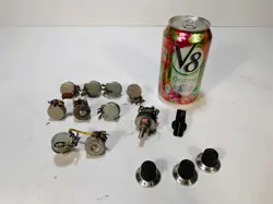 VINTAGE 70S FENDER 300 PS GUITAR BASS TUBE AMPLIFIER PARTS - KNOBS POTS PROJECT