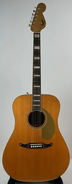 FENDER KING VINTAGE ACOUSTIC ELECTRIC GUITAR, AGED NATURAL