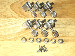 FENDER 1987 USA NICKEL AMERICAN VINTAGE TUNERS W/ OVAL KEYS