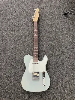 2002 FENDER TELECASTER HIGHWAY ONE ELECTRIC GUITAR - DAPHNE BLUE, MODIFIED