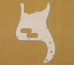 099-1376-000 GENUINE FENDER 3-PLY PARCHMENT STANDARD PRECISION P BASS PICKGUARD