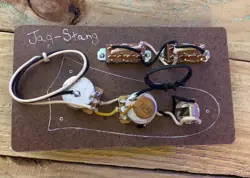 KURT COBAIN JAG-STANG WIRING HARNESS WHITE SWITCHES