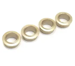 NOS (4) GENUINE FENDER NICKEL  AMERICAN VINTAGE BASS TUNER BUSHINGS 001-9509-049