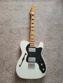 SQUIER BY FENDER 2021 CLASSIC VIBE '70S TELECASTER THINLINE OLYMPIC WHITE