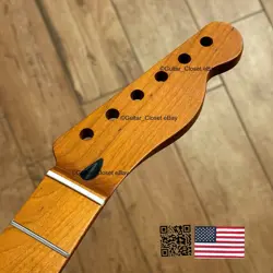 ROASTED MAPLE TELE NECK NITRO SATIN FITS TELECASTER WARMOTH FENDER TM02A