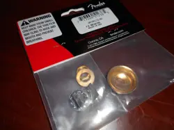 NEW - GENUINE FENDER JACK PLATE FOR TELE - GOLD, 099-1941-200