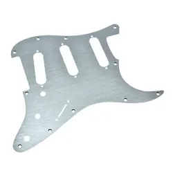 METAL ANODIZED ALUMINUM MODERN ST SSS PICKGUARD SCRATCH PLATE FITS FENDER STRAT