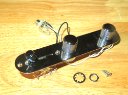 FENDER 2024 USA CHROME AMERICAN PROFESSIONAL II TELECASTER CONTROL POTS HARNESS