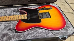 AMERICAN ELITE TELECASTER, MAPLE FINGERBOARD, AGED CHERRY BURST