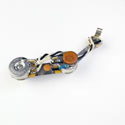 CUSTOM FENDER PRECISION/P-BASS GREASEBUCKET WIRING HARNESS (VINTAGE CERAMIC)