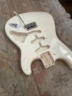 MIJ STRATOCASTER BODY OLYMPIC WHITE
