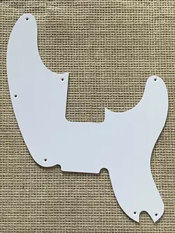 FOR FENDER TELECASTER PRECISION BASS GUITAR PICKGUARD,1 PLY WHITE