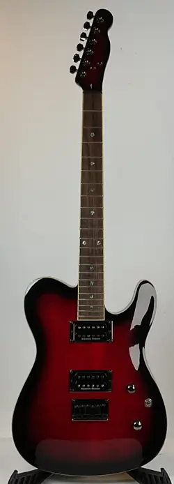 FENDER SPECIAL ED CUSTOM TELECASTER ELECTRIC SOLIDBODY GUITAR, BLACK CHERRY