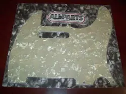 NEW - PICKGUARD FOR FENDER TELE, 8 HOLES, 4-PLY MINT GREEN PEARLOID