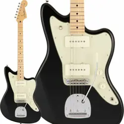 NEW FENDER MADE IN JAPAN HYBRID II JAZZMASTER (BLACK/MAPLE) ELECTRIC GUITAR