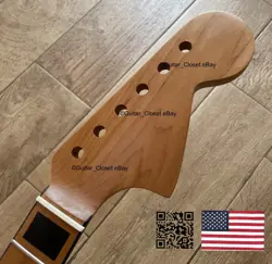 ROASTED JAGUAR MUSTANG  MAPLE NECK 24 SHORT SCALE FITS FENDER & WARMOTH JM02B3