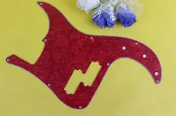 GUITAR PICKGUARD BASS SCRATCH FOR USA / MEXICO FD STANDARD P PLATE RED TOP WHITE