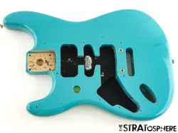 LEFTY FENDER PLAYER II STRATOCASTER STRAT BODY GUITAR PARTS ALDER AQUATONE BLUE