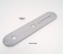 TRUE CUSTOM SHOP� OVERSIZED CHROME CONTROL PLATE FOR FENDER TELE WITH SCREWS