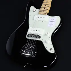 FENDER MADE IN JAPAN HYBRID II JAZZMASTER BLACK MAPLE NECK WITH GIG BAG