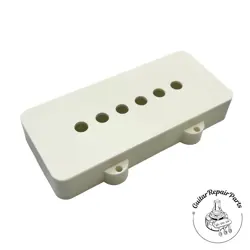 PLASTIC PICKUP COVER FOR FENDER JAZZMASTER, 51MM SPACING (1 PC) - WHITE