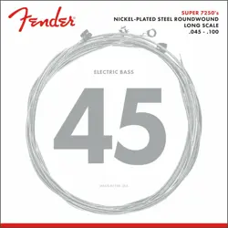 FENDER 7250ML NICKEL-PLATED STEEL LONG SCALE BASS GUITAR STRINGS, MEDIUM LIGHT