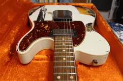 FENDER CUSTOM SHOP 1960 TELECASTER (HEAVY RELIC AGED OLYMPIC WHITE) 2020 W/CASE
