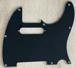 FOR FENDER TELE 1962 STRATOCASTER PICKUP STYLE GUITAR PICKGUARD,3 PLY BLACK
