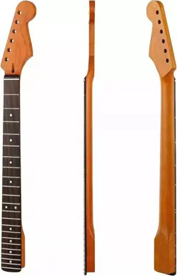 ROASTED MAPLE GUITAR NECK 22 FRET ROSEWOOD FRETBOARD FOR DIY FENDER STRAT