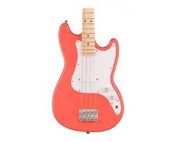 OPEN BOX SQUIER SONIC BRONCO BASS - TAHITIAN CORAL W/ MAPLE FB