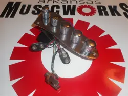 NEW - WIRED CONTROL PLATE FOR FENDER JAZZ BASS - CHROME