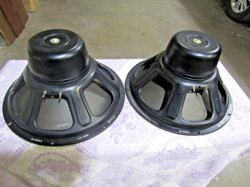 JENSEN P15N MATCHED PAIR 1958 ALL ORIGINAL FOR FENDER TWEED BANDMASTER BASSMAN