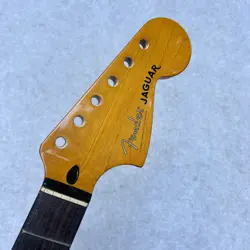 GUITAR NECK FENDER JAGUAR 22 FRETS MAPLE ROSE WOOD USED 1#