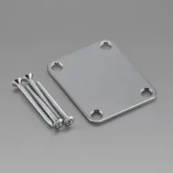NEW GOTOH NECK JOINT PLATE W/ SCREWS FIT FENDER CHROME NBS3