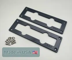 JAZZ BASS 5 STRINGS PICKUP RING SET WITH HOLES AND MOUNTING HARDWARE