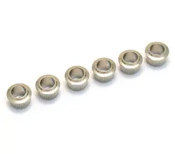 GENUINE FENDER (6) GUITAR TUNING KEY MACHINE BUSHINGS VINTAGE STYLE PRESS-IN