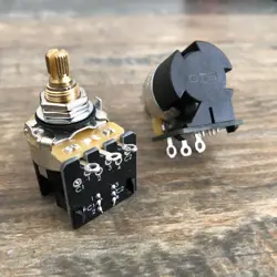 NEW CTS FULL SIZE 250K AUDIO TAPER POT W/ DPDT PUSH/PULL BY MOJOTONE FENDER