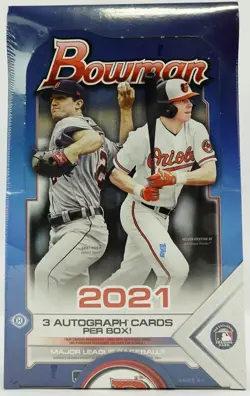 2021 BOWMAN BASEBALL FACTORY SEALED HOBBY JUMBO BOX