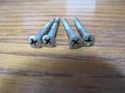 VINTAGE FENDER 64 AND EARLIER  PRE CBS NECK PLATE SCREWS......ORIGINAL