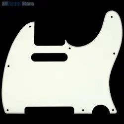 1-PLY PARCHMENT PICKGUARD FOR FENDER USA MIM STANDARD TELE 8 HOLE 60'S