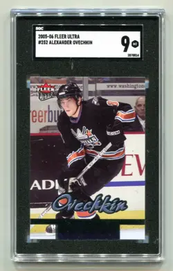 2005 FLEER ULTRA ALEXANDER OVECHKIN RC #252 SGC 9 MINT